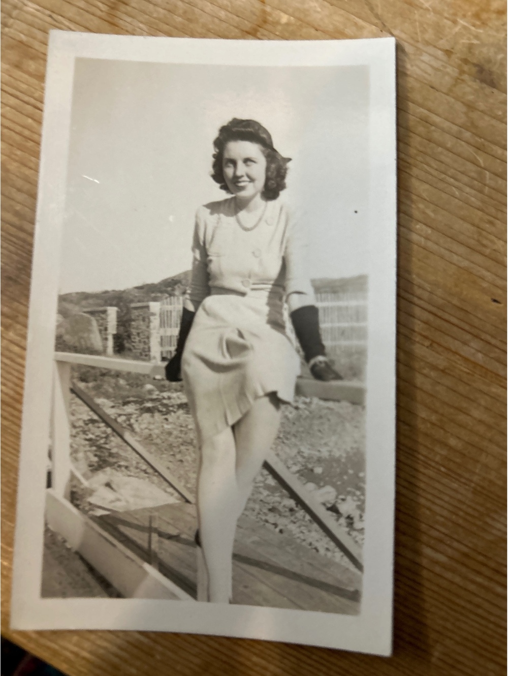 This photo of a woman